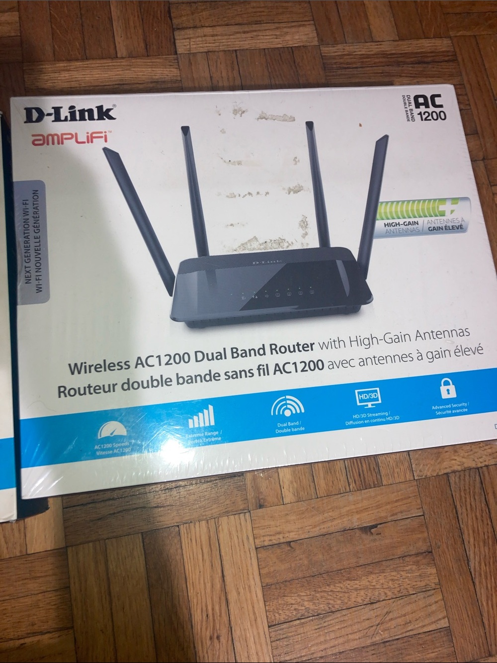 D-Link AC1200 Dual Band Router in Black